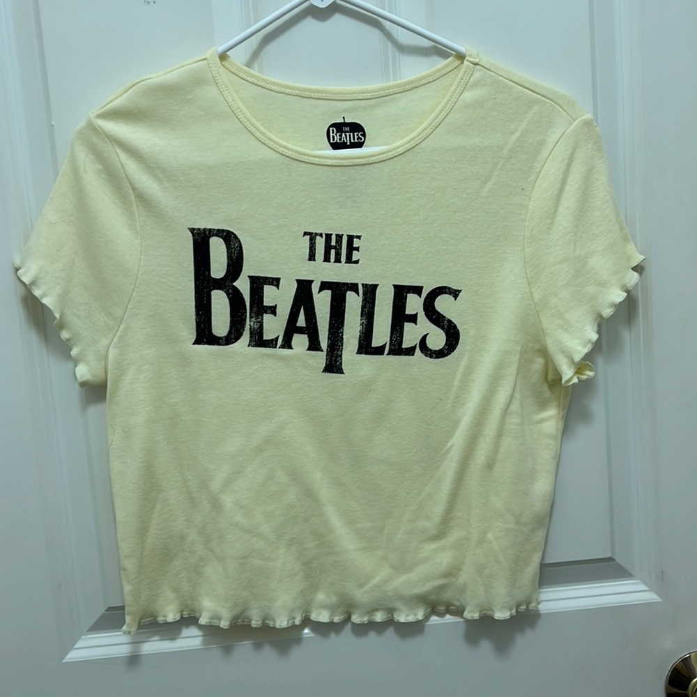 The Beatles crop top short sleeve